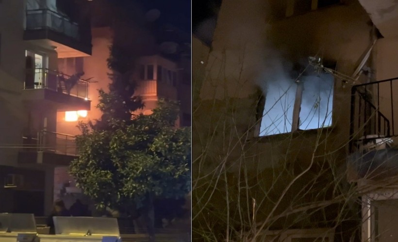 Aydın’da ev sahibi çıkan yangında dumandan etkilendi