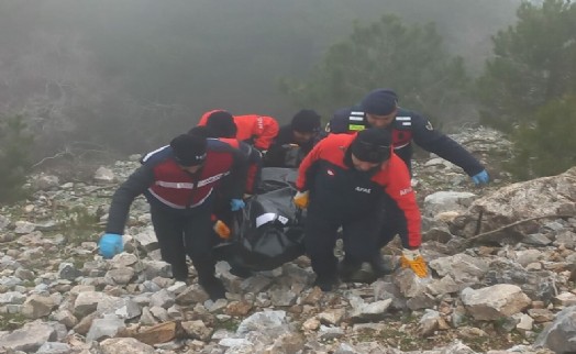 Aydın'da uçurumda erkek cesedi bulundu