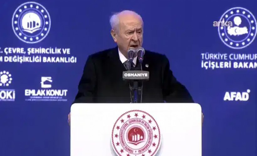 Bahçeli, memleketi Osmaniye'de: Muhalefeti 'fırsat düşkünü kötüler' ilan etti!