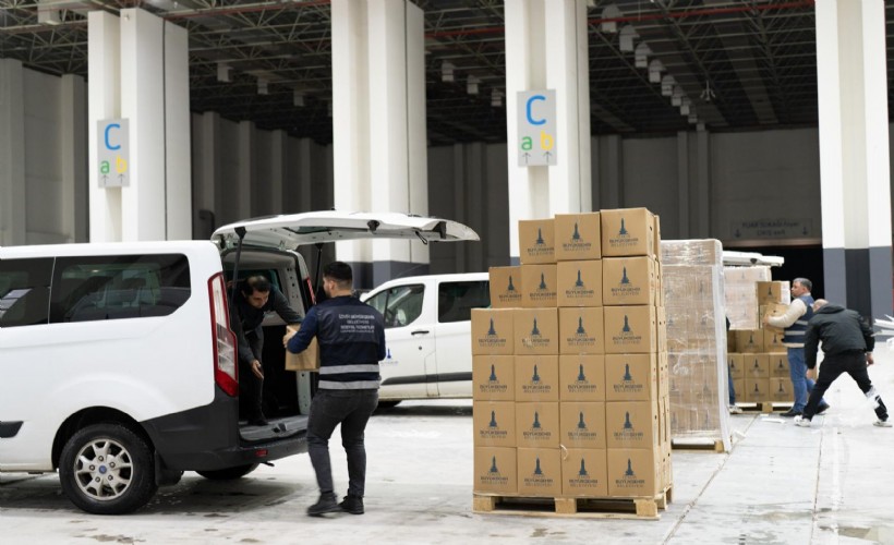 Büyükşehir'den 65 bin sofraya ramazan desteği!