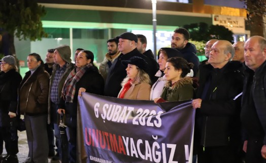 CHP Menderes'ten 6 Şubat anması