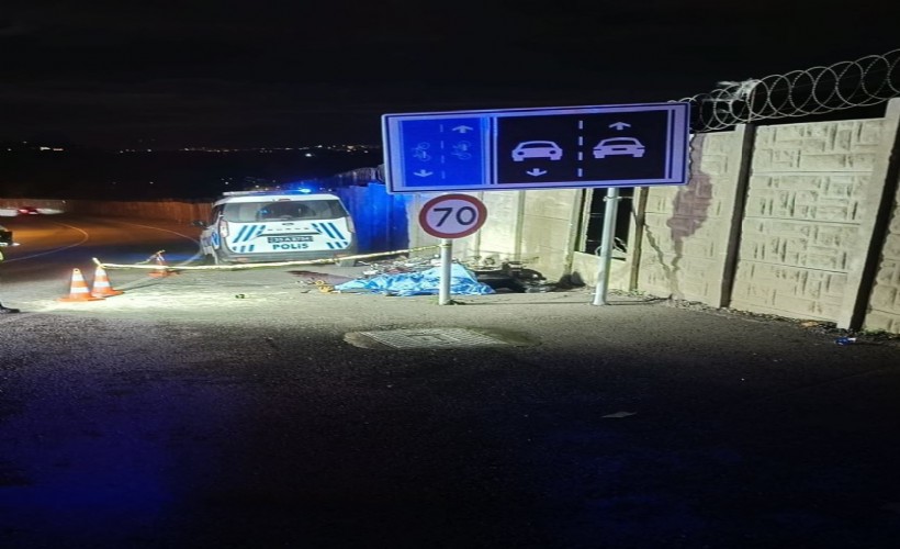 Foça'da motosiklet sürücüsünün acı sonu