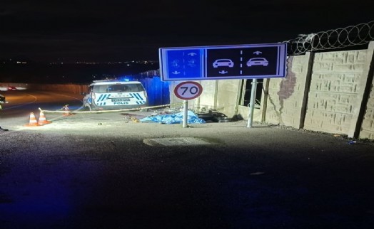 Foça'da motosiklet sürücüsünün acı sonu
