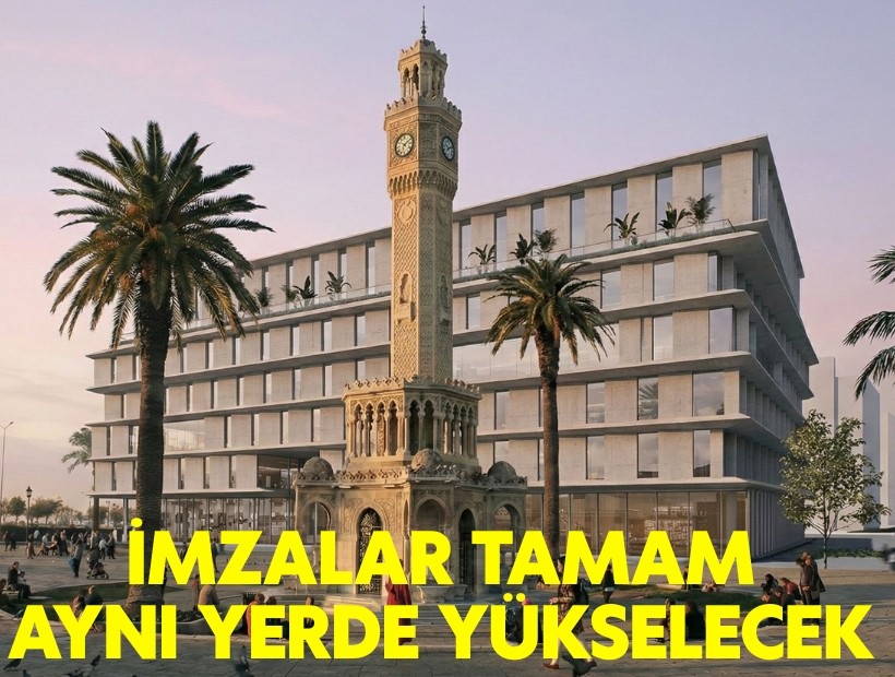 İmzalar tamam: Soyer yıkmıştı, Tugay aynı yere yenisini yapıyor