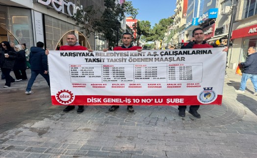 Karşıyaka'da Kent A.Ş. işçilerinden isyan: Harçlık değil, tam maaş istiyoruz!
