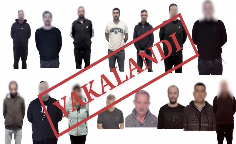 Kırmızı bültenle aranan 9 şüpheli yakalandı