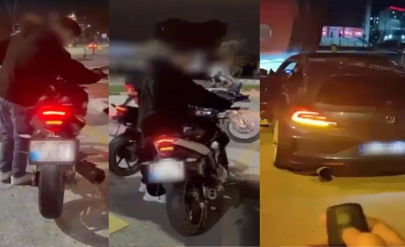 Manisa'da abart egzoz ve yüksek ses denetiminde 66 araç trafikten men edildi