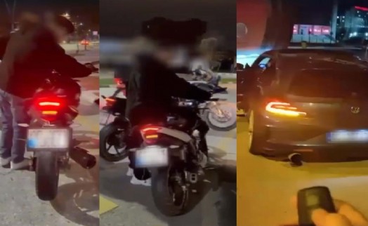 Manisa'da abart egzoz ve yüksek ses denetiminde 66 araç trafikten men edildi
