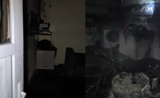 Manisa'da müstakil ev yangında kullanılmaz hale geldi