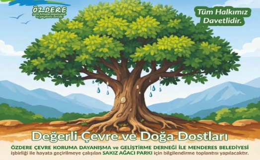 Menderes'te Sakız Ağacı projesi