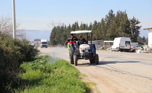 Menderes'te ot ilaçlamaları başladı
