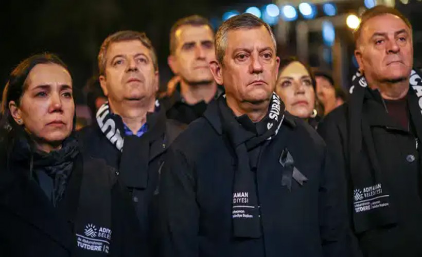 Özgür Özel, Adıyaman’da sessiz yürüyüşe katıldı