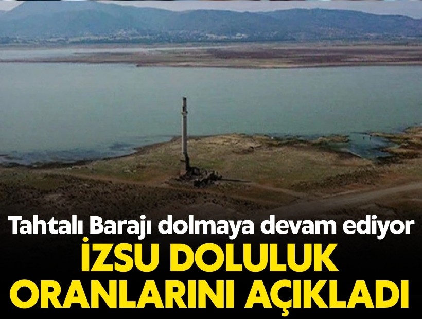 Tahtalı Barajı'nda doluluk yüzde 24,04'e yükseldi
