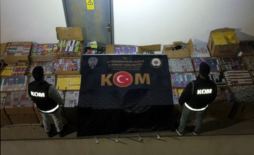 27 milyonluk kaçak sigara operasyonu