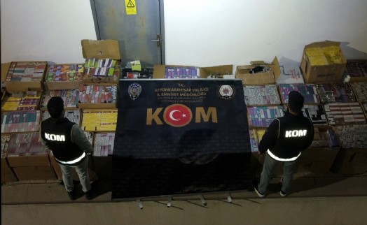 27 milyonluk kaçak sigara operasyonu