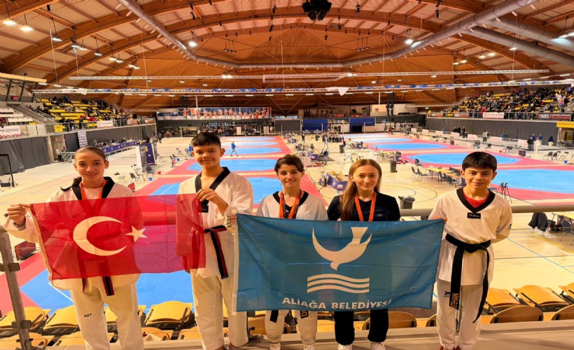 Aliağa’dan uluslararası taekwondo başarısı