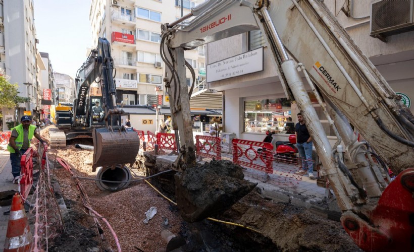 Alsancak’ta yağmur suları artık doğrudan denize ulaşacak
