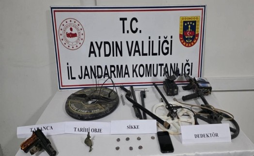 Aydın'da tarihi eser operasyonu: 1 gözaltı