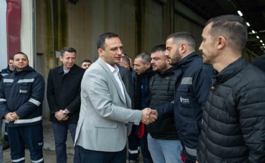 Başkan Ömer Eşki mesai arkadaşlarıyla bayramlaştı