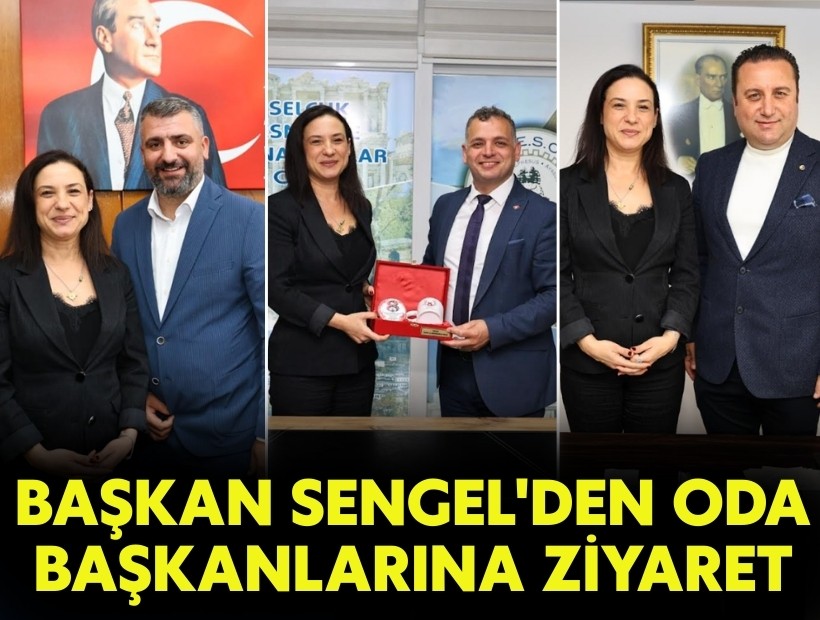 Başkan Sengel'den oda başkanlarına ziyaret