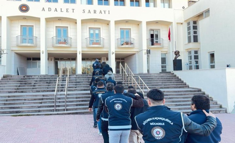 Bodrum'da 33 kaçak göçmen yakalandı, 9 organizatör tutuklandı