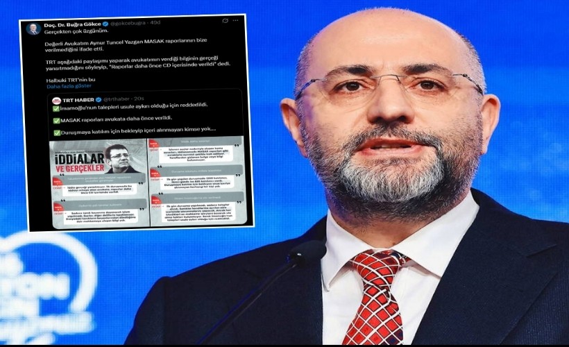 Buğra Gökce'den TRT'ye 'MASAK' tepkisi: 'Paylaşımı gerçeğe aykırı'