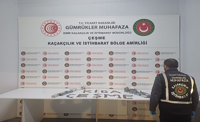 Çeşme Limanı'nda nefes kesen 'tarihi eser' operasyonu: İtalya'ya kaçacaklardı!