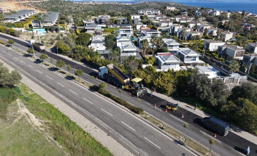 Çeşme'nin yolları yaza hazırlanıyor!