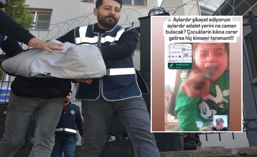 Çocuklarının boğazına bıçak dayayan cani babaya bir dava daha!