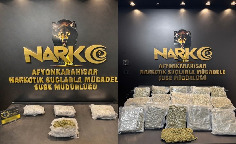 Durdurulan araçlardan uyuşturucu çıktı; 2 tutuklama