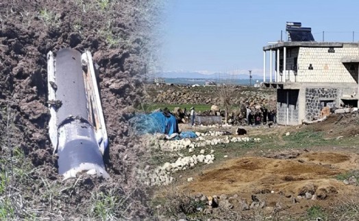 İmha edilen füze parçası Diyarbakır'a da düşmüş!