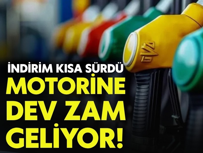 İndirim kısa sürdü: Motorine dev zam kapıda!