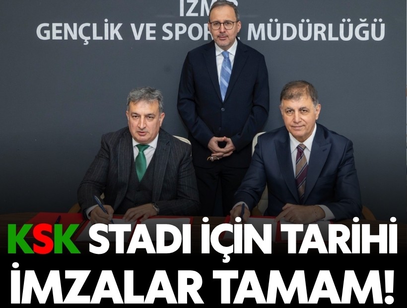 Karşıyaka Stadı için tarihi imzalar tamam!