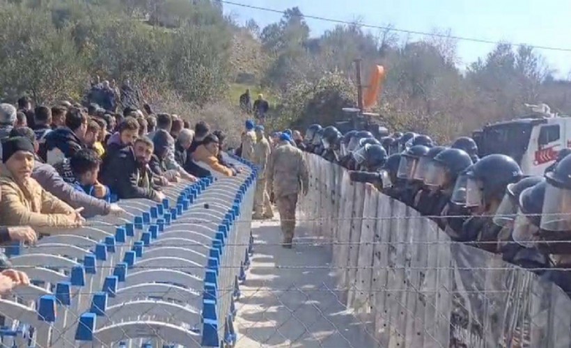 Kınık'ta direnişin 11'inci günü: Barikatı aşan işçilere TOMA'lı müdahale!