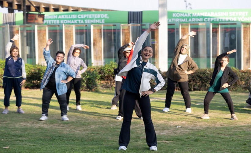 Konak’ta Açık Havada Sabah Sporu başlıyor