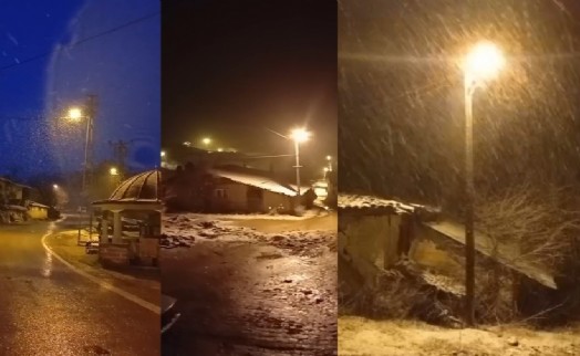 Kütahya'nın yüksek kesimleri beyaza büründü