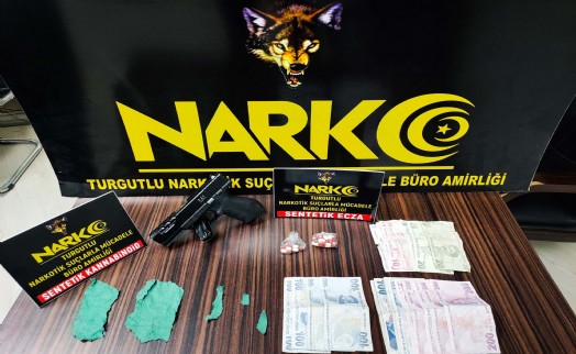 Manisa'da uyuşturucu operasyonu; 3 tutuklama