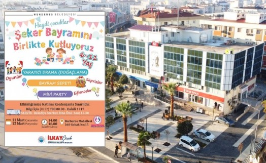 Menderes'te çocuklara özel bayram etkinliği