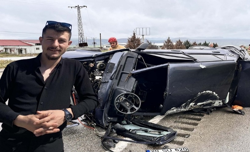 Takla atan otomobilin sürücüsü öldü