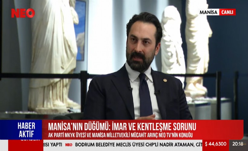 AK Parti'li Arınç'tan NEO TV'de 'Meslek Fabrikası' eylemine çarpıcı eleştiri: Nöbet devam ederken İzmir'in bir yığın problemi bekliyor!