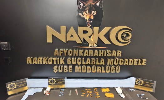 Afyonkarahisar emniyetinden narkotik operasyonları