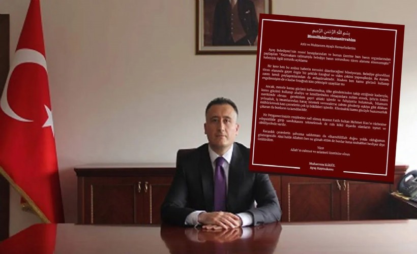 Ankara Valiliği'nden Ayaş Kaymakamlığı'nın paylaşımına inceleme