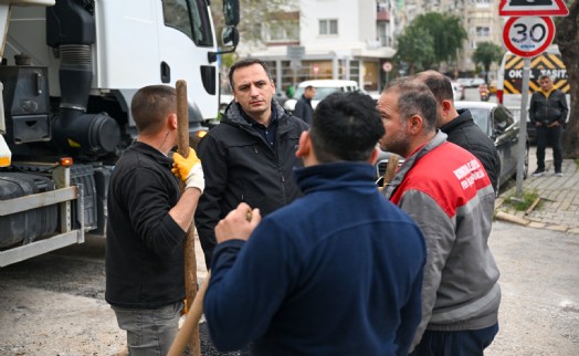 Başkan Eşki'den saha incelemesi: Bornova'nın kalbi yenileniyor!