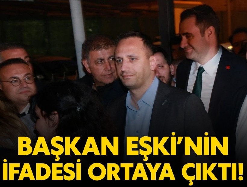 Başkan Ömer Eşki'nin ifadesi ortaya çıktı: 'Ben sadece...'