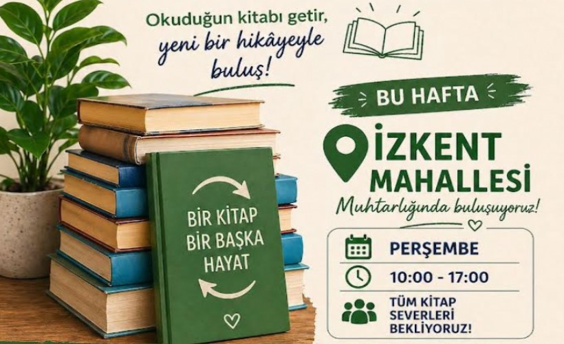 Buca'da 'Kitap Değişim Günleri' başlıyor