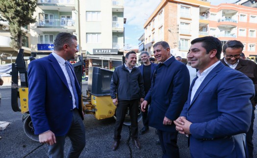 Buca'da asfalt seferberliği: Tugay ve Duman sahada!