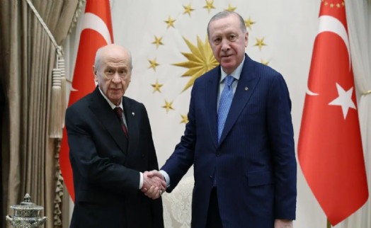 Erdoğan ile ittifak ortağı Bahçeli 3 ay sonra bir araya geldi: Saray'da 'Cumhur' zirvesi