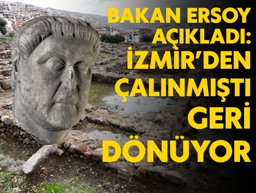İzmir'den çalınan heykel başı ABD'den geri dönüyor!