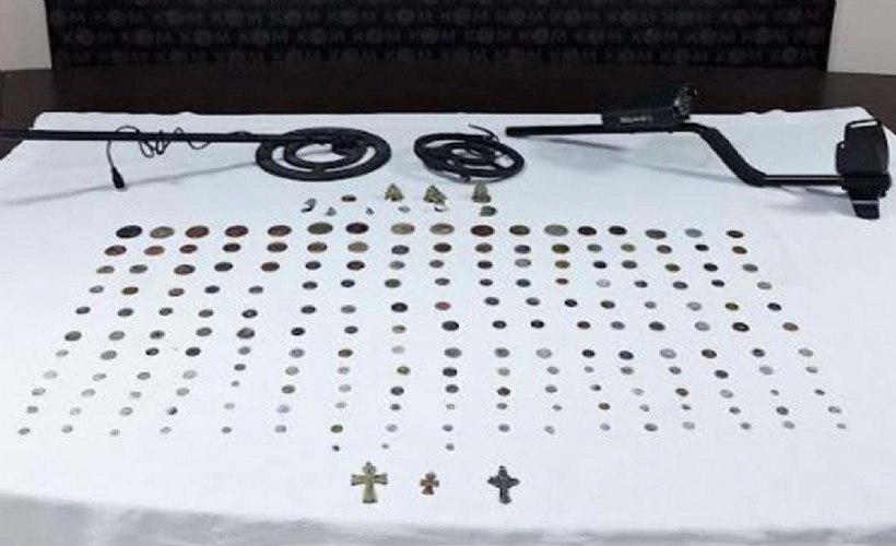 İzmir'de 'tarihi eser' operasyonu: 1 gözaltı