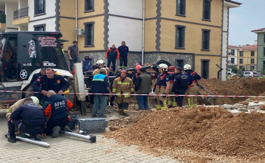 Manisa'daki kanalizasyon inşaatından acı haber: 1 işçi hayatını kaybetti